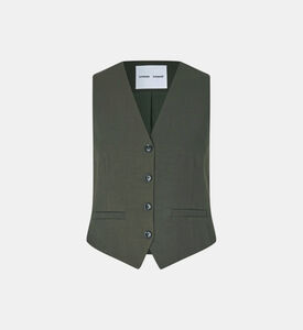 Sleeveless V-neck Vest