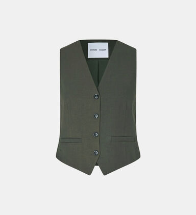 Sleeveless V-neck Vest