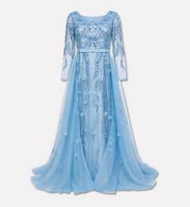 Suzy Matar Tulle Embellished Evening Gown, Packshot View