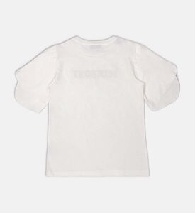 تيشيرت قطن بشعار مرصع