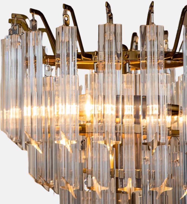 Baroque Ariana Crystals Table Lamp, Packshot View