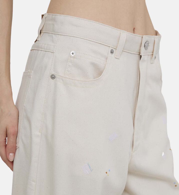 Embroidered Wide-leg Pants Embroidered Wide-leg Pants