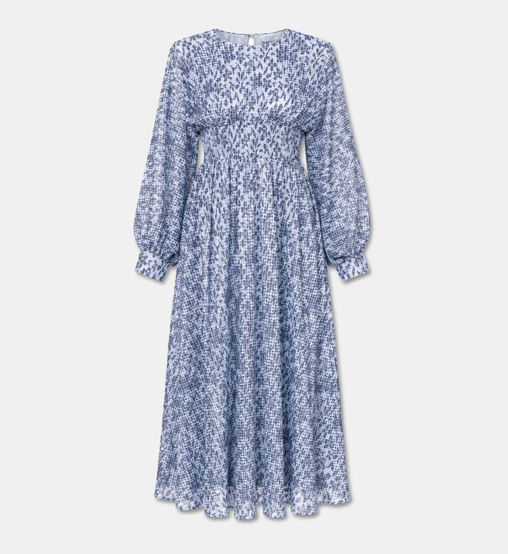 Poca and Poca Printed Long-sleeve Maxi Dress, Packshot View