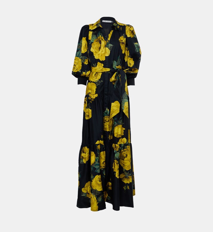 All-over Flower-print Maxi Dress