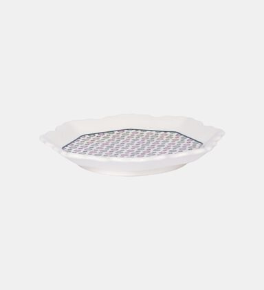 Domin Hexagon Flower Printed Tray