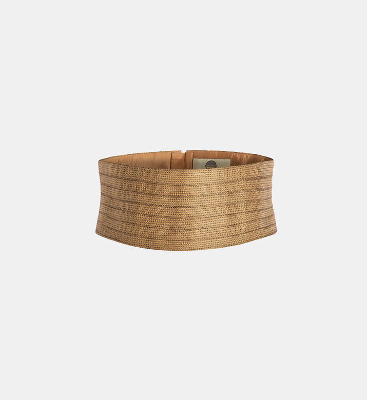 Gold-tone Wide Belt