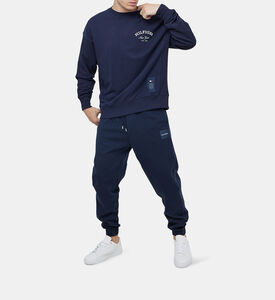 Cotton Pique Flag Logo Jogger