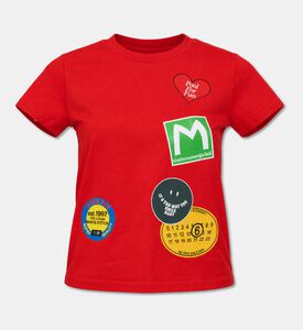 MM6 Cotton Graphic Patch T-shirt, Packshot View