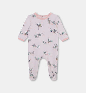 بيجاما بإغلاق كبس بطبعة على كامله