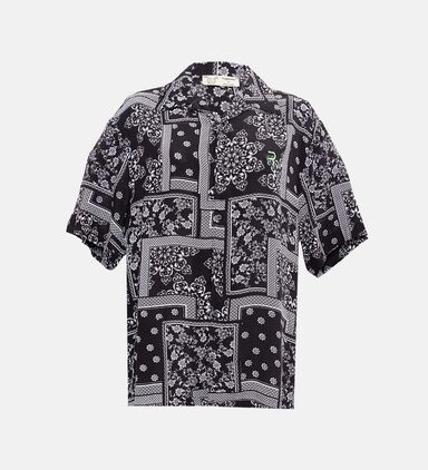 Bronze Hawaiian Bandana Shirt