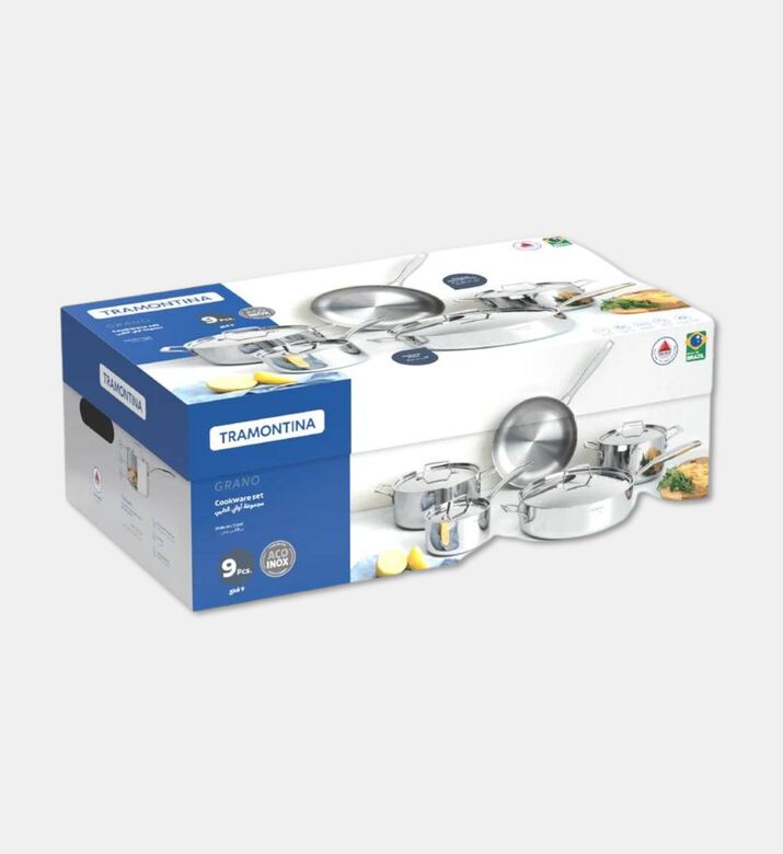 Tramontina Cookware Set 9 Pcs Grano, Packshot View