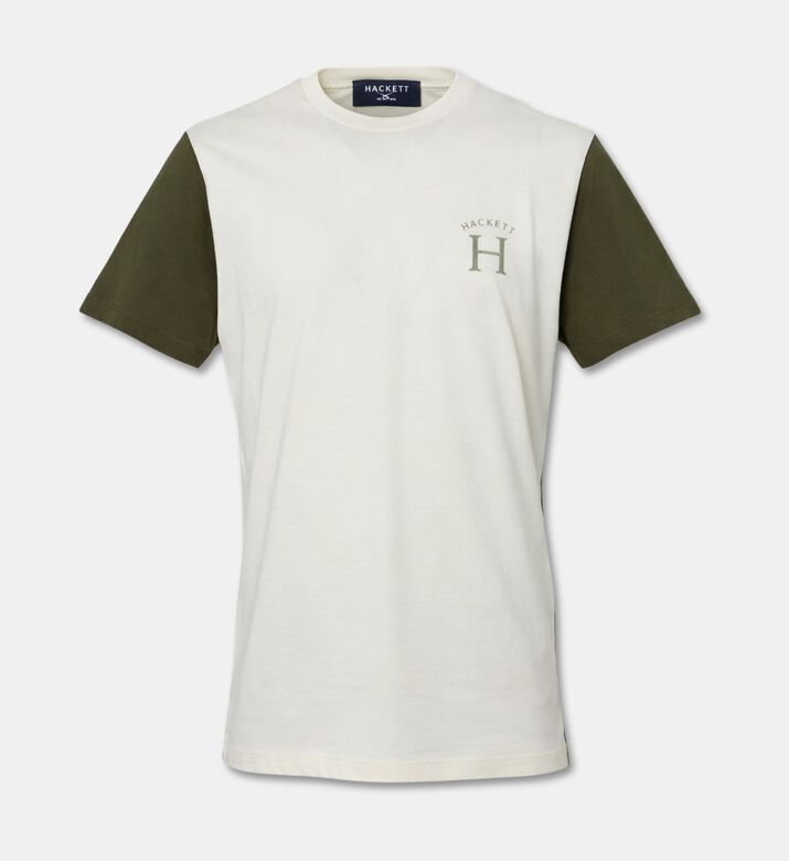 Hackett London Heritage Two-tone Short-sleeve T-shirt, Packshot View