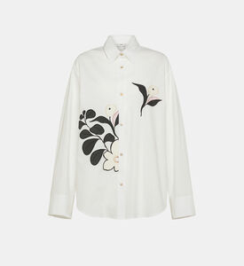 قميص مطرز بأزهار