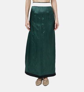 تنورة طويلة ساتان بوجهين