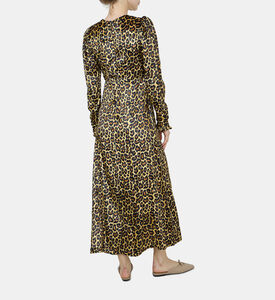 فستان بنقشة نمر