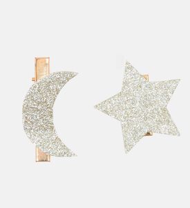 Sequin Celestial Barrette Set
