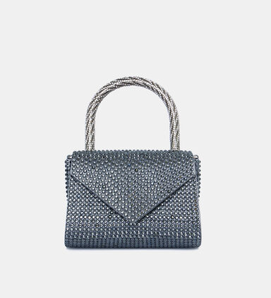 All-over Crystal Embellished Envelope Bag