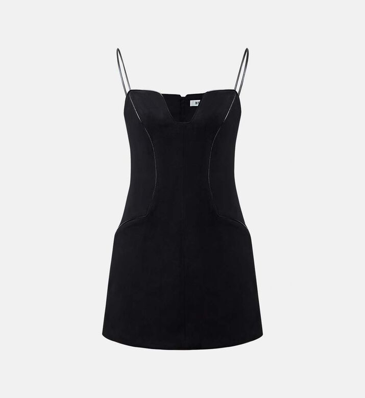 Eva Sueded Spaghetti Strap Dress