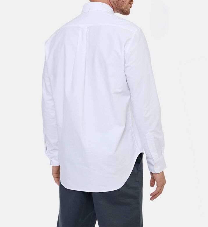 Maison Kitsune Button-down Long-sleeve Shirt, Model View Maison Kitsune Button-down Long-sleeve Shirt, Model View