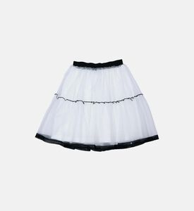 تنورة Ruched للأطفال بلونين