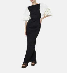 Puff Sleeve Maxi Dress