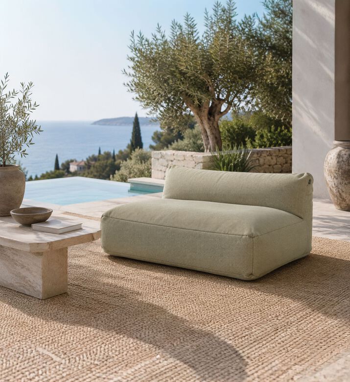 Home Deco and More Nirvana 2-seaters Sofa, Green, Packshot View