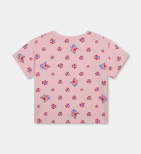 تيشيرت بطبعة لوغو على كامله