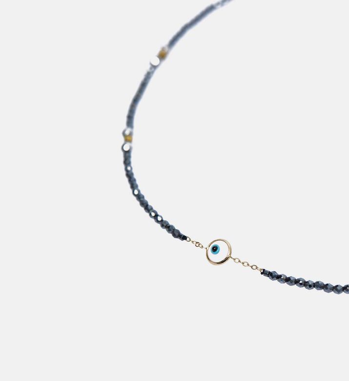 Druzzy Evil Eye Charm Necklace