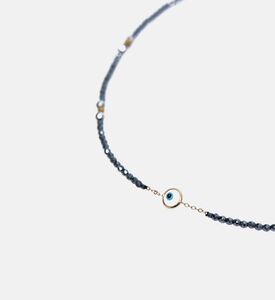 Druzzy Evil Eye Charm Necklace Druzzy Evil Eye Charm Necklace