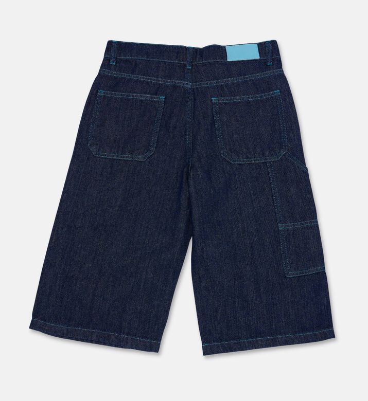 M S G M Button Closure Denim Shorts, Packshot View