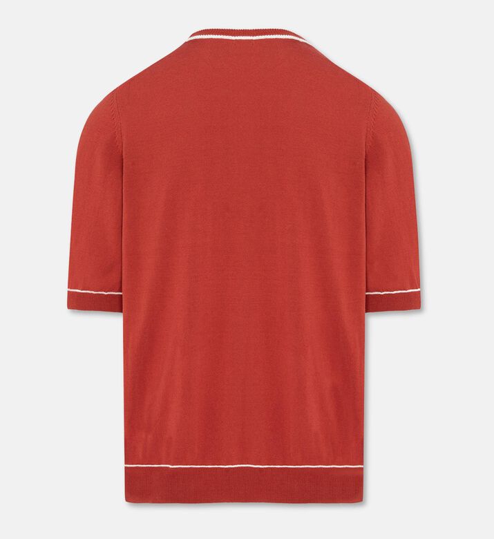 Carter and White Masha Contrast Piping T-shirt, Packshot View