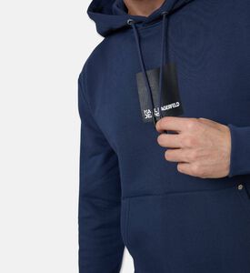 Karl Lagerfeld Logo-print Regular-fit Hoodie, Model View