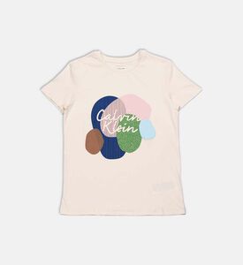 تيشيرت قصير الأكمام بطباعة غرافيكية