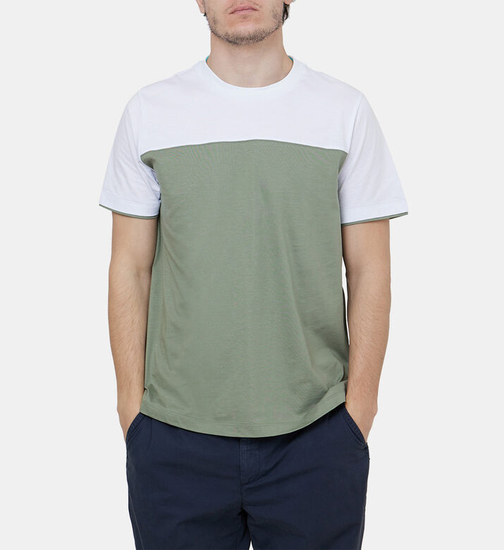 Color-blocked Jersey T-shirt