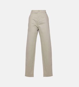 Cotton Stretch Tapered Trousers