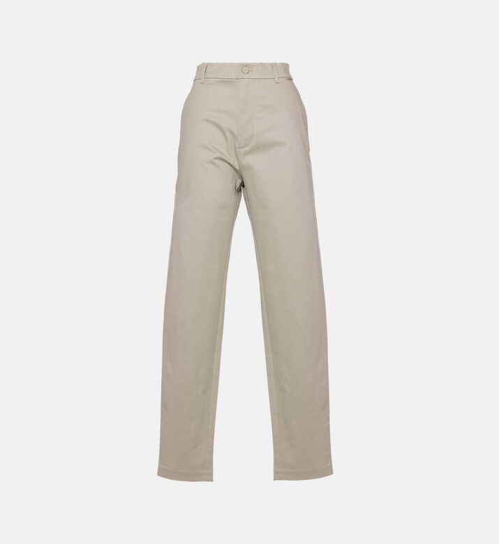 Cotton Stretch Tapered Trousers