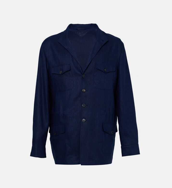 Linen Four-pocket Teba Blazer