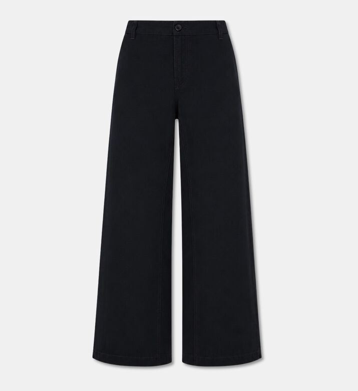 Diesel Wide-leg Cotton Pants, Packshot View