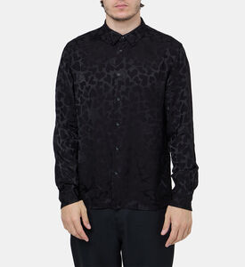 قميص جاكار بطبعة قلوب