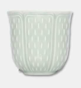 Gien Vert Embossed Espresso Cup, Packshot View