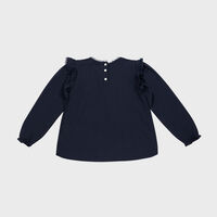 Jardin Ruffle-detailed T-shirt