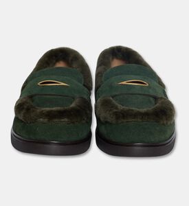 Roberto Festa Danesa Suede Slip-ons, Green, Eu-36, Packshot View