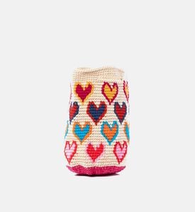 Heart Pattern Crochet Bag Heart Pattern Crochet Bag
