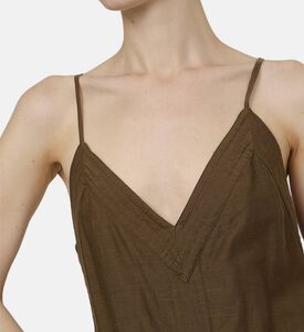 Danielle Cotton-blend Mini Dress