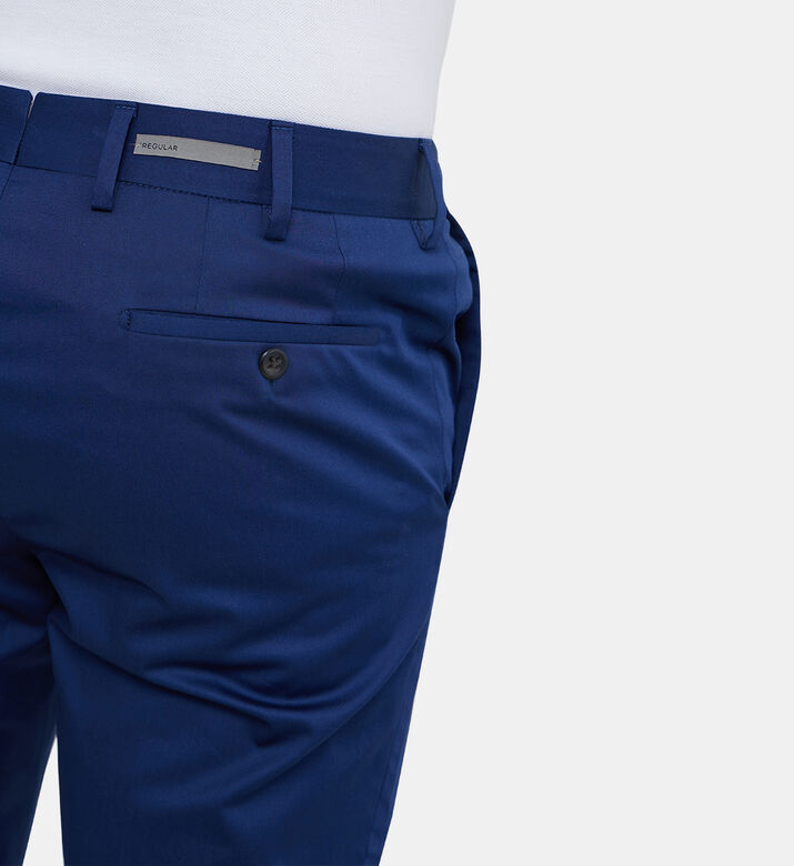 بنطال بدلة قطني بقصة ضيقة