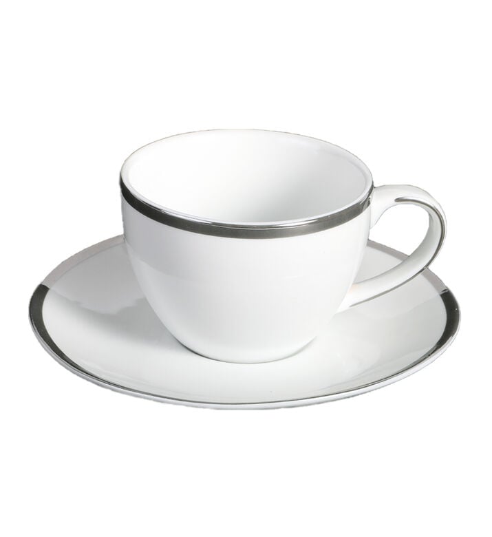 Silver-rimmed Cups 6-piece Set Silver-rimmed Cups 6-piece Set