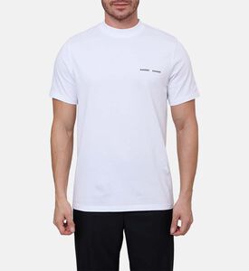 تيشيرت قصير الأكمام قطن عضوي مطبوع