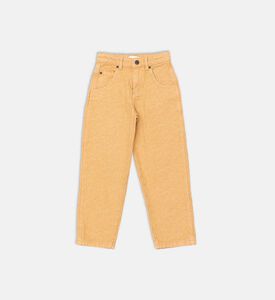 Jumbled Logo Jacquard Cotton Twill Pants