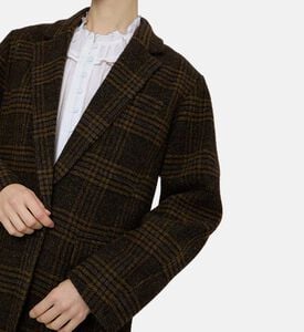Checkered Single-breasted Blazer Checkered Single-breasted Blazer