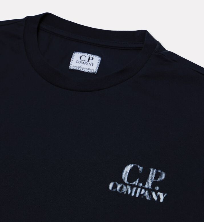 CP company Contrast Logo-detail T-shirt, Blue, 12y, Packshot View